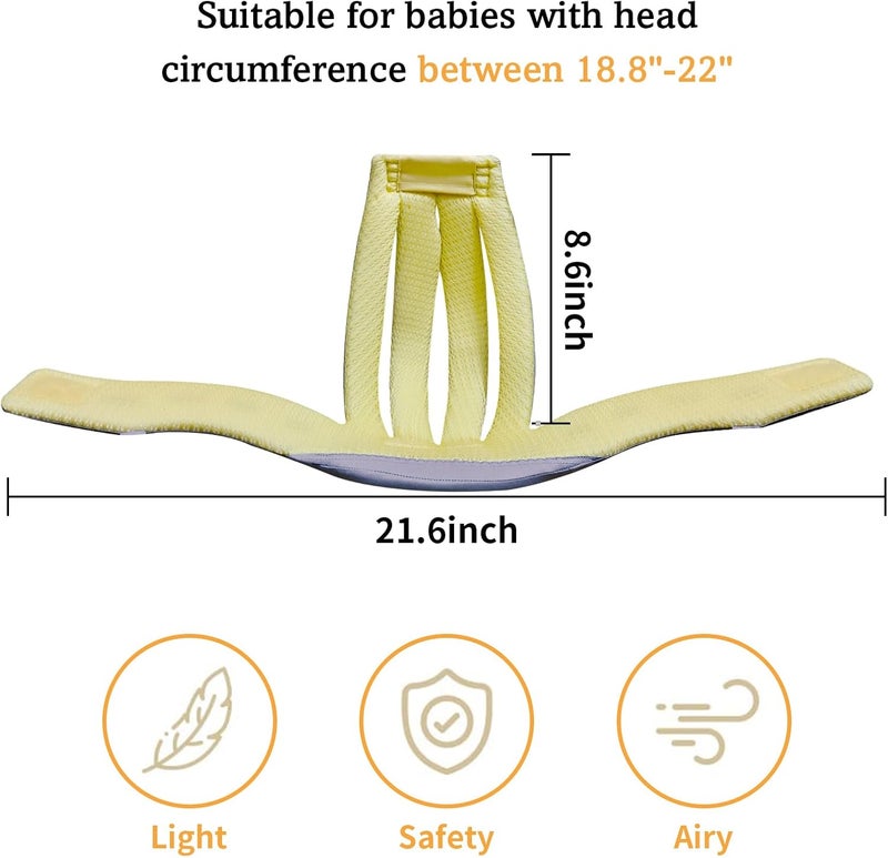 IULONEE Baby Head Protector Baby Protection Helmets Infant Walking Protective Cap Adjustable Baby Crawling Helmet Baby Safety Helmet Protective Baby Helmet for Kid Learning to Walk - Image 2