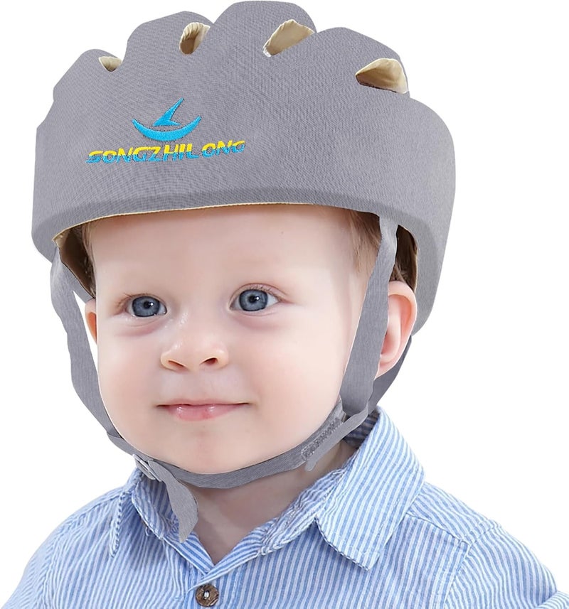 IULONEE Baby Head Protector Baby Protection Helmets Infant Walking Protective Cap Adjustable Baby Crawling Helmet Baby Safety Helmet Protective Baby Helmet for Kid Learning to Walk - Image 1