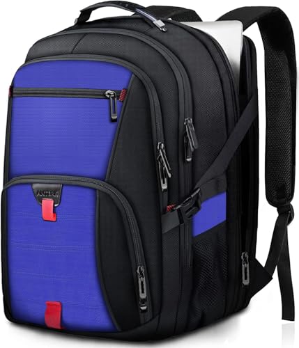 ANTERK Extra Large Backpack Travel Backpack Sturdy TSA Water Resistant 173 Inch Backpacks Anti Theft Business Computer Backpacks Gifts for Men Women Dark Blue - Image 1