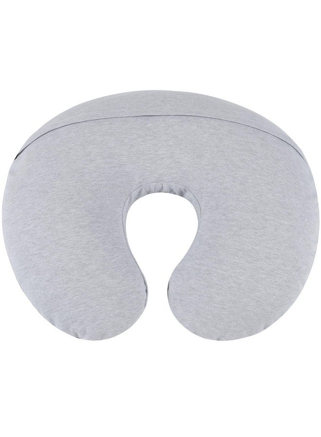 Onacosht Onacosht 100% Organic Cotton Nursing Pillow Cover Soft Breathable Jersey Feeding Pillow Slipcover Fits Standard Infant Nursing Pillow or Positioner for Baby Boy and Girl, Grey - Image 4