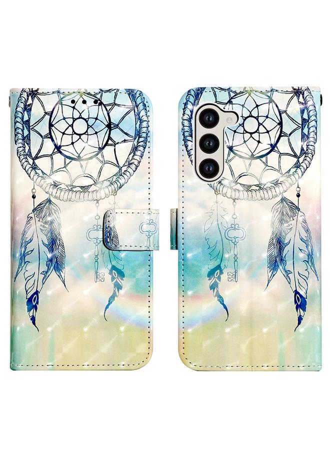 اس-توب جراب لهاتف Samsung Galaxy S24 5G، جراب جلدي أفقي قابل للطي برسومات ثلاثية الأبعاد - Image 2