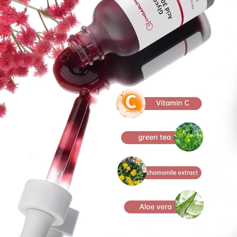 CHANGARLOAD AHA 30 BHA 2 Peeling Solution 30ml1oz Exfoliating Facial Serum Chemical Peel For Face Serum Glycolic Acid - Image 5