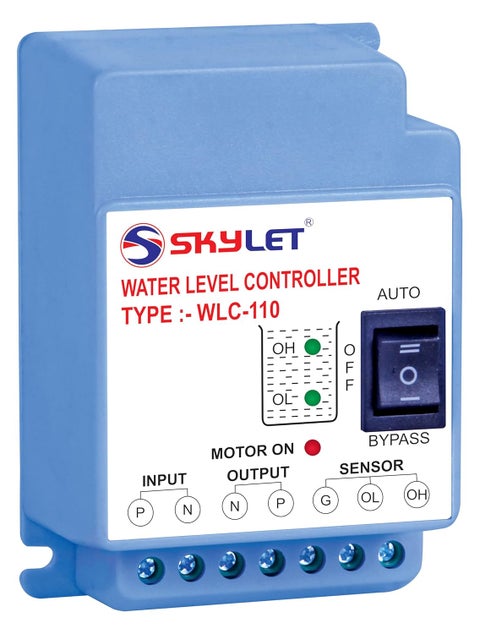 SKYLET Single Phase Fully Automatic Water Level ControllerUpto 10 HP For Overhead TankWLC110 2 YEAR WARRANTY