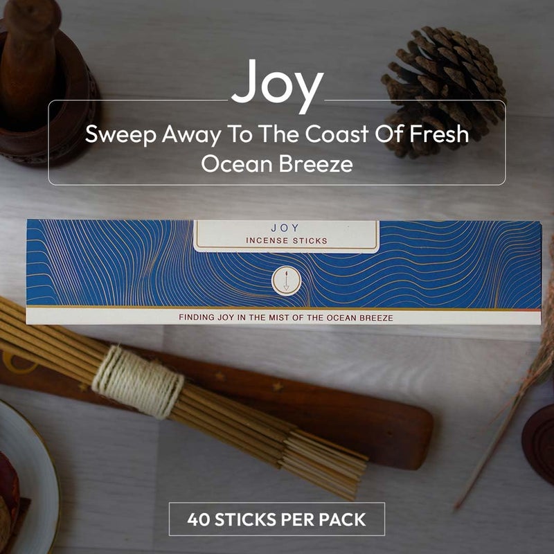 Nirmalaya Nirmalaya Joy Incense Sticks Agarbatti Incense Sticks for Pooja 100 Natural and Charcoal Free Organic Incense Sticks Incense Sticks for Home Fragrance 40 Sticks per Pack  - Image 2