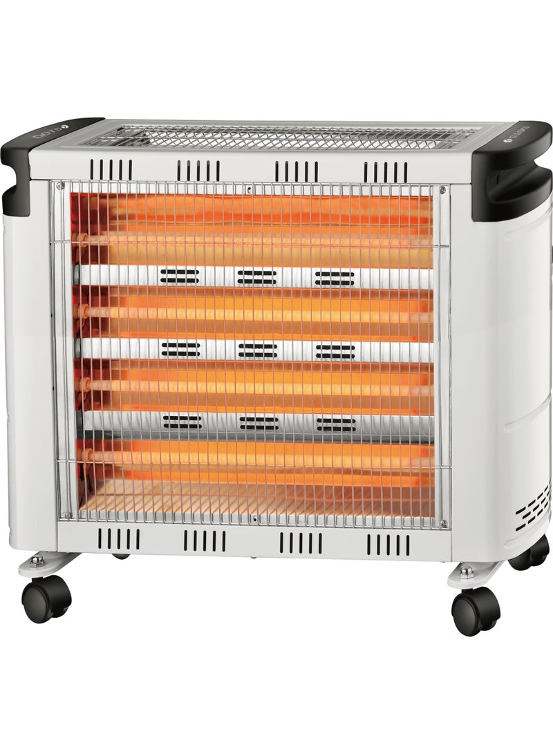 دوتس دفاية كوارتز كهربائية 2400 واط بـ6 أنابيب تسخين و3 مستويات حرارة مع حماية من الانقلاب NI-240S - Image 2