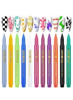 12PCS Gel Nail Polish Pen Fast Dry Nail Gel Polish Pen Nail Art Tool