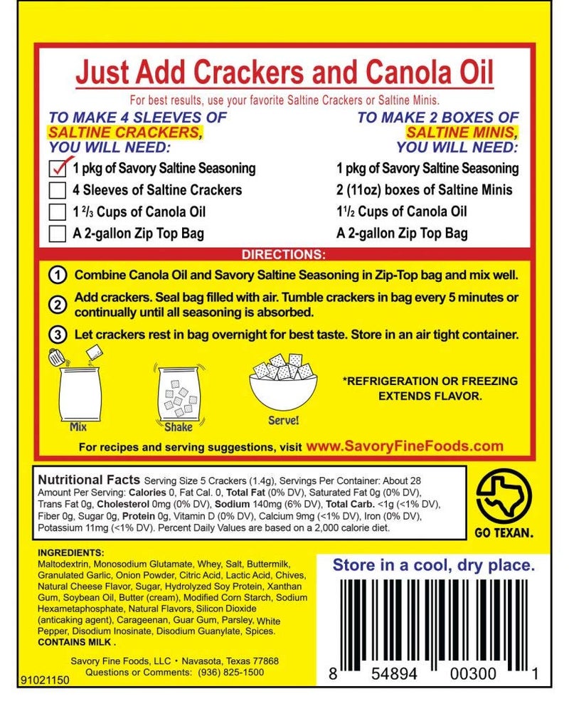 Savory Saltine Seasoning, 1.4 Ounce (Pack of 2) - Image 2
