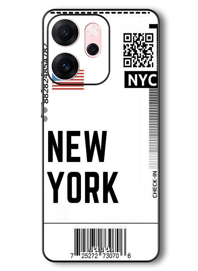 Theodor Case Compatible with Oppo Reno 14 F 6.57 Inch Protection Shockproof Bumper Cover NYC - Image 1