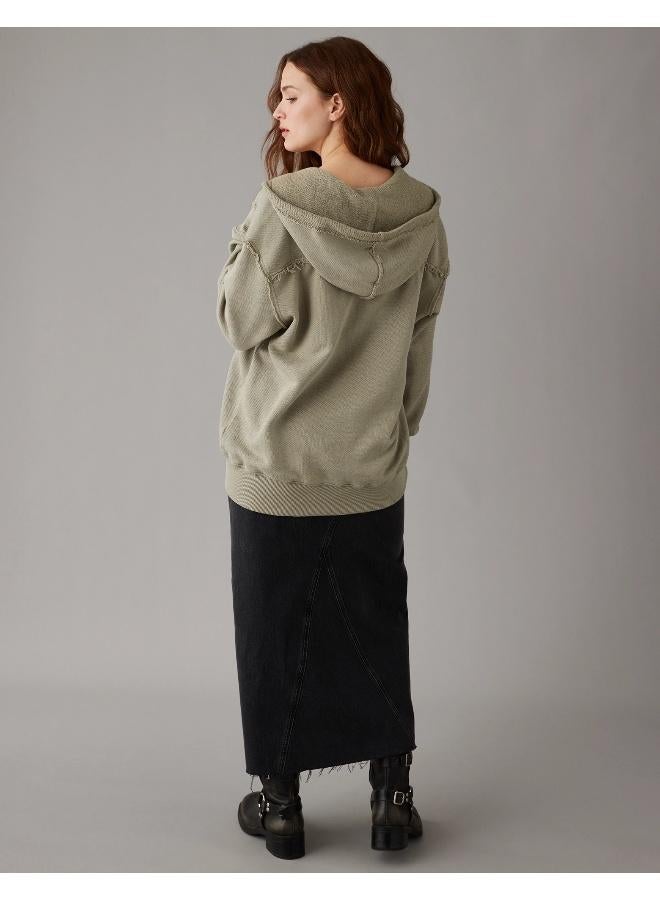 American Eagle Zip Through Hoodie - Image 4