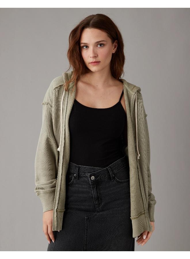 American Eagle Zip Through Hoodie - Image 5