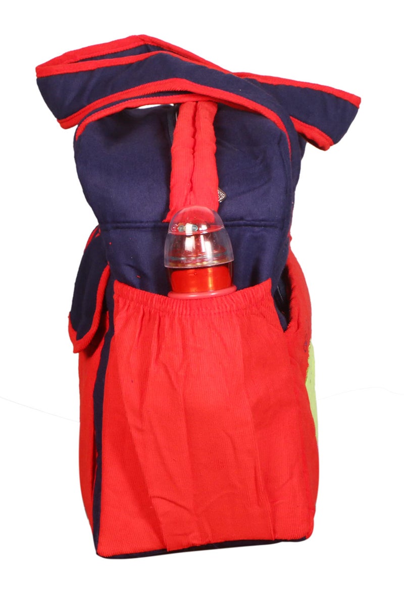 Unique Ideas New Born Baby Multipurpose Polyester Diaper/Mother Bag with Holder Diaper Changing Multi Compartment (Red Regular, Medium,Pack of 1) - Image 3