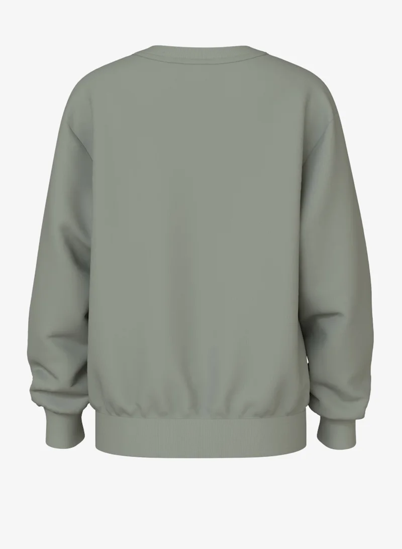 NAME IT Kids Graphic Crew Neck Sweatshirt