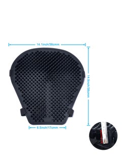 Excefore Universal Motorcycle Seat Cushion, Motorcycle Silicone Gel Seat Pad, 3D Bullet Head Structure Heat Dissipation and Shock Absorption Seat Pad, with Breathable Massage Function, for Long Rides  - Image 4