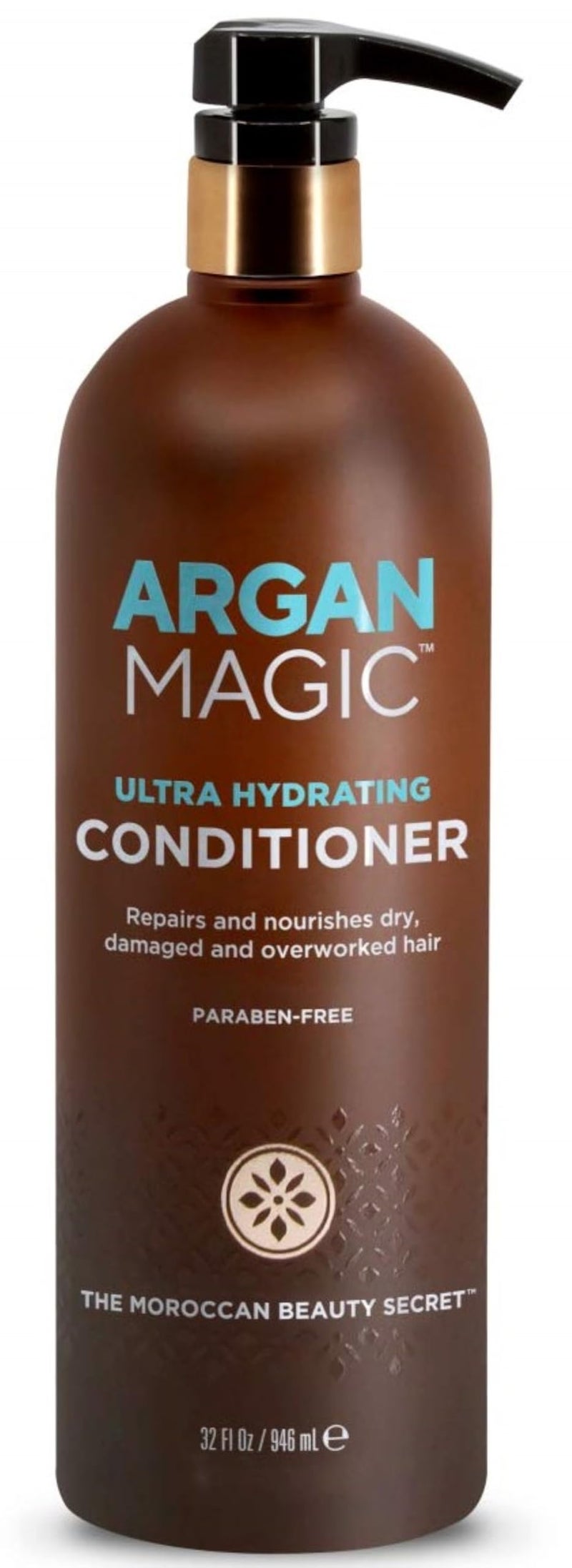 Argan Magic Ultra Hydrating Conditioner | Repairs and Protects Hair | Improves Hair Health | Safe for Color and Chemically Treated Hair | Made in USA, Paraben Free (32 oz) - Image 1
