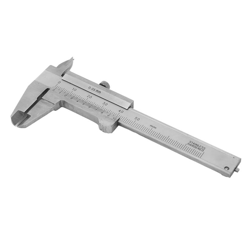Stainless Steel Vernier Caliper 0 50mm Portable Measuring Tool for Jewelry Industrial - Image 3