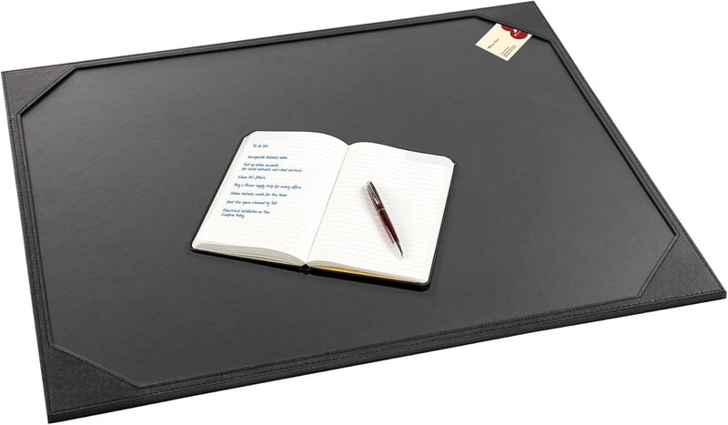 Realspace Modern Classic Desk Pad 19 x 24 Black - Image 3