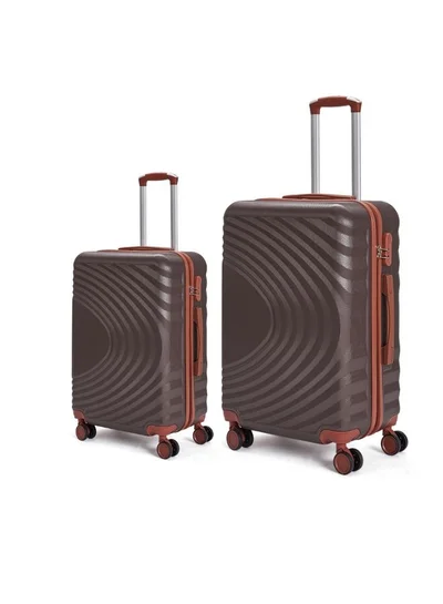 LIMRA Travel bags consisting of 2 luggage bags with a solid and strong design, size 24"16" inches brown