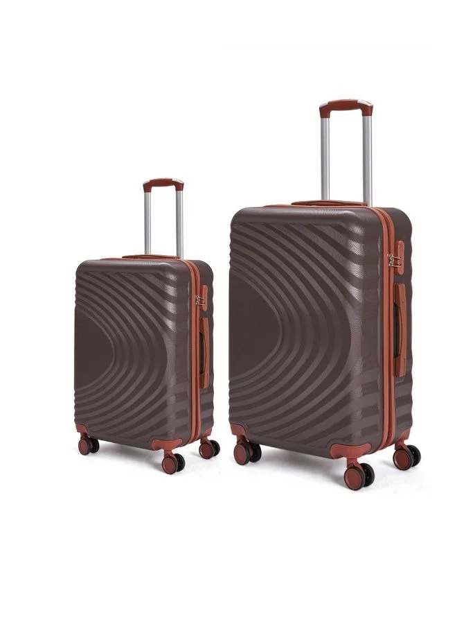 LIMRA Travel bags consisting of 2 luggage bags with a solid and strong design, size 24"16" inches brown