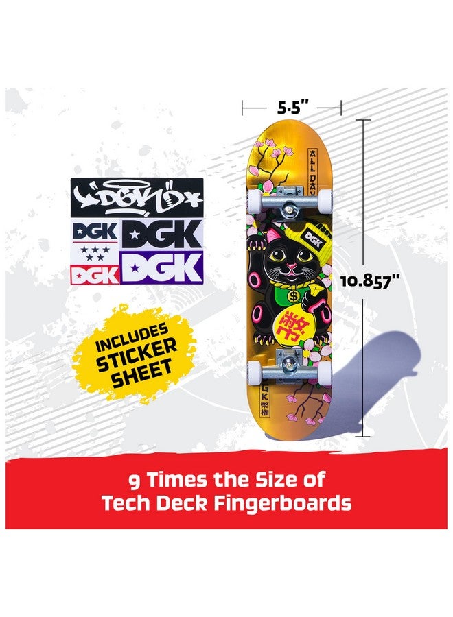 Tech Deck تكنيك ديك، لوح يد دي جي كيه؛ ألواح تزلج مصغرة أصلية، ألعاب أطفال للأولاد والبنات، أعمار 6 سنوات وما فوق (استخدام اليد فقط) - Image 5