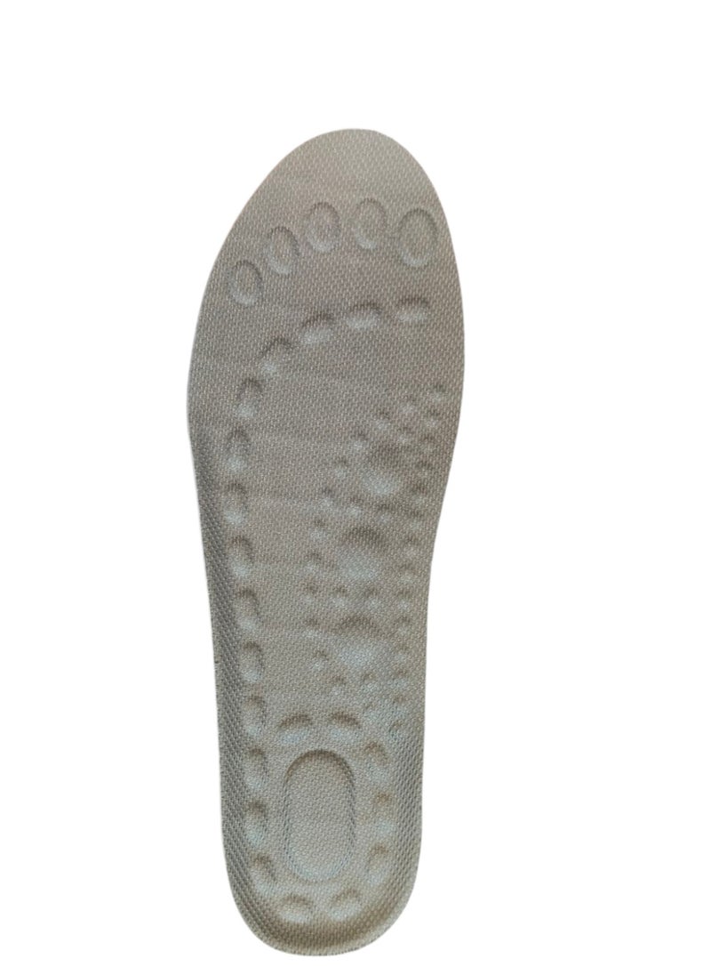 Generic 1 Pair of GRAY Breathable Memory Foam Insoles, Comfort, Super Soft Shoe Inserts, Shock Absorption for Shoes, Trainers, Sneakers, Work Boots, Sports  - Image 4