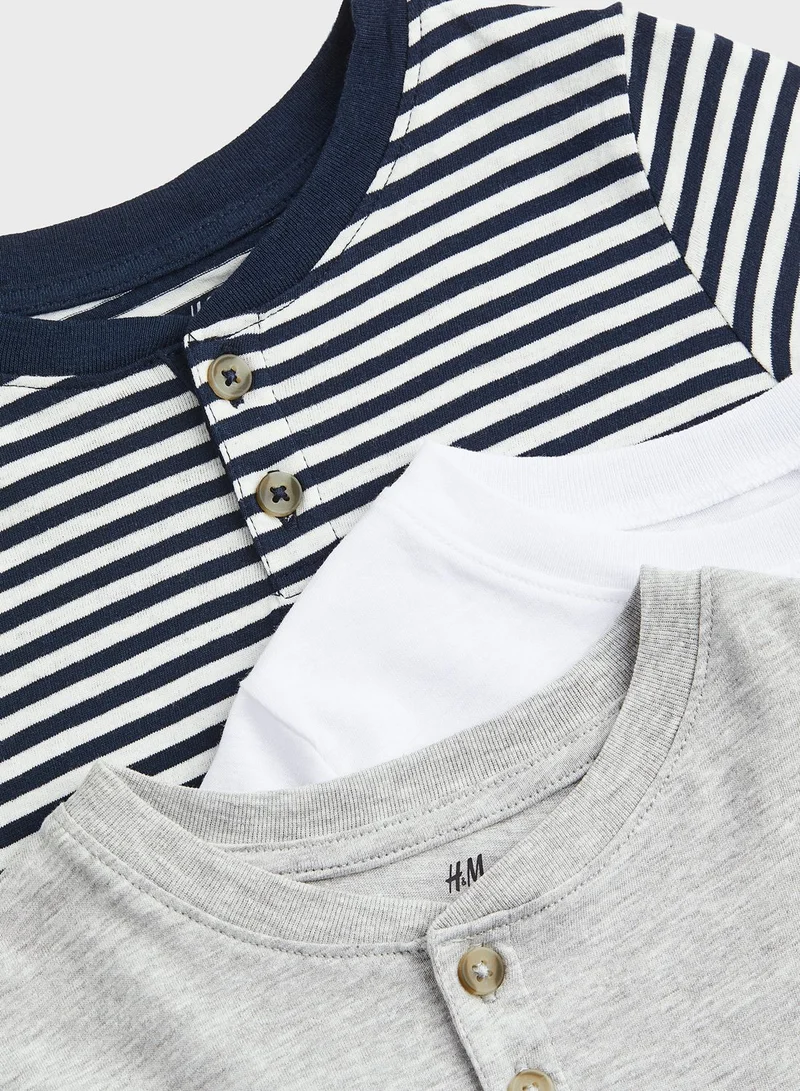 H&M Kids 3 Pack Essential T-Shirt