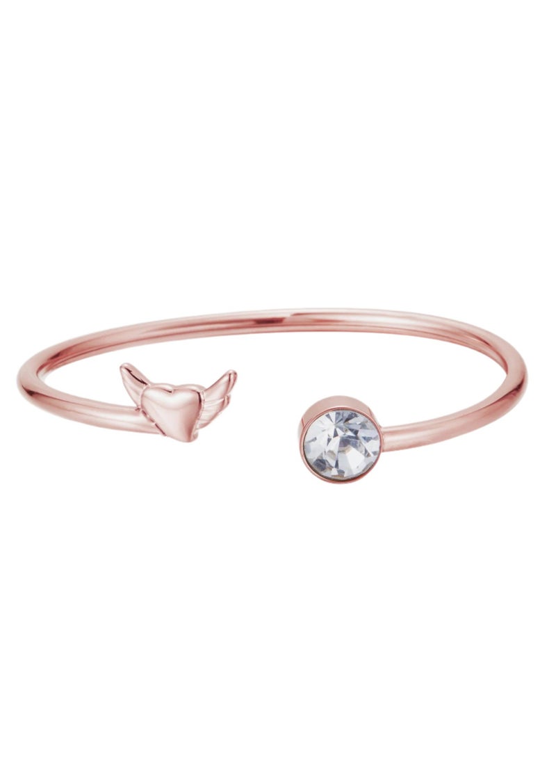 زنك سوار ZINK النسائي من الفولاذ المقاوم للصدأ باللون الوردي الذهبي | ZFBG006RGC - Image 2