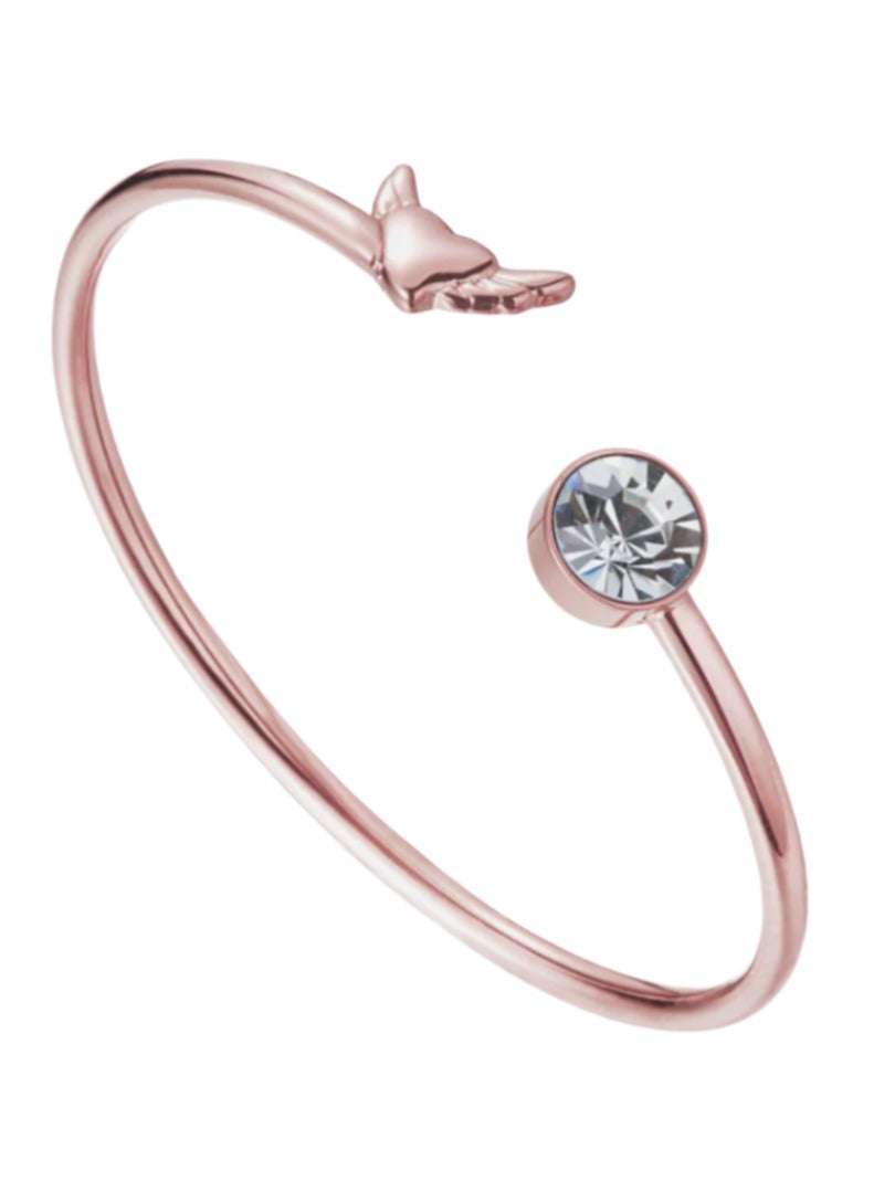 زنك سوار ZINK النسائي من الفولاذ المقاوم للصدأ باللون الوردي الذهبي | ZFBG006RGC - Image 1