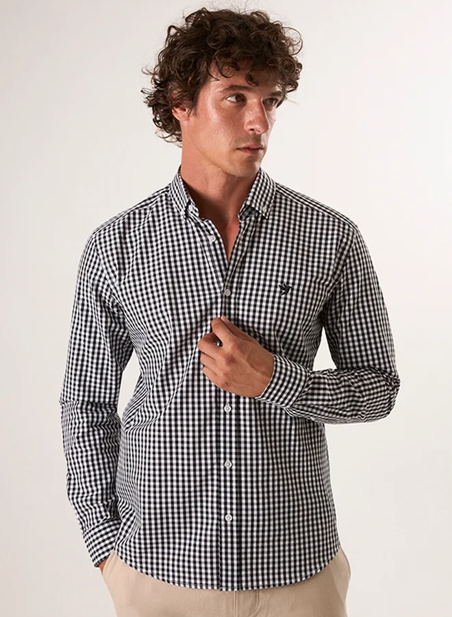 FELIX HARDY Plaid Long Sleeve Shirt
