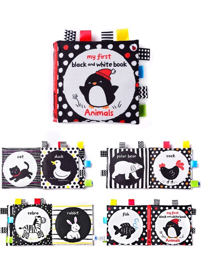 NIBEMINENT 2-Piece Baby Cloth Early Education Soft Book Set 15 x 15cm - Image 4