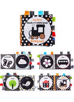 NIBEMINENT 2-Piece Baby Cloth Early Education Soft Book Set 15 x 15cm  - Image 5