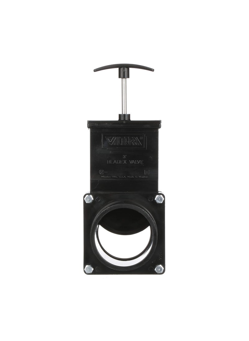 Valterra VALTERRA ABS Gate Valve for RV, Camper, and More - 3-Inch Hub x Spigot Connection  - Image 1