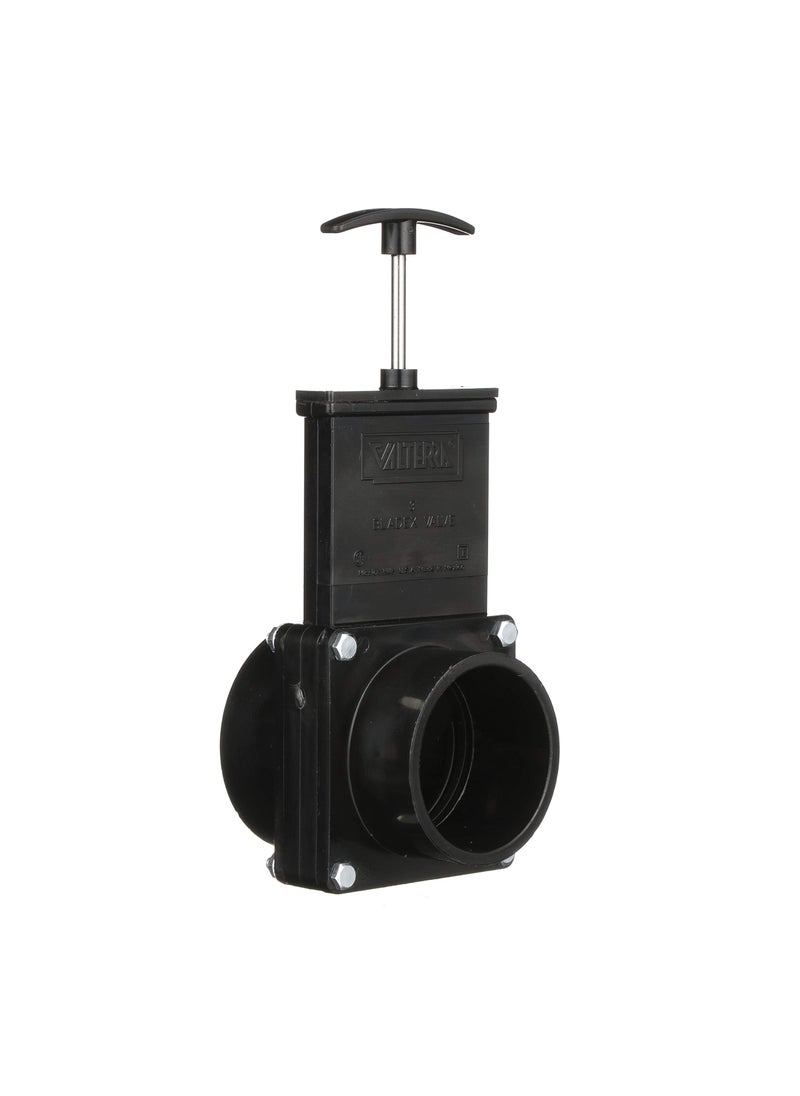 Valterra VALTERRA ABS Gate Valve for RV, Camper, and More - 3-Inch Hub x Spigot Connection  - Image 3