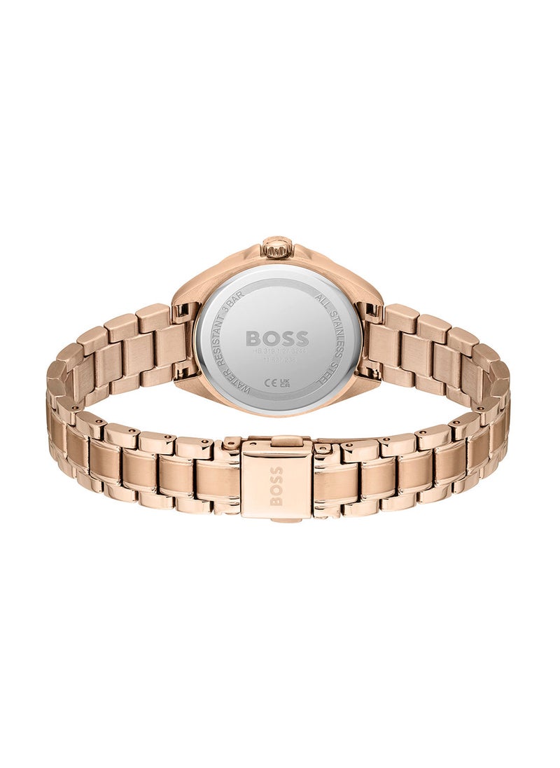 HUGO BOSS Women's Felina Brown Dial Watch - 1502621  - Image 2