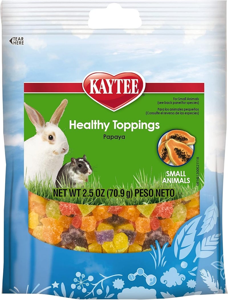 Kaytee Fiesta Healthy Balls Papaya Treat Small Animals 2.5-oz Bag - Image 1