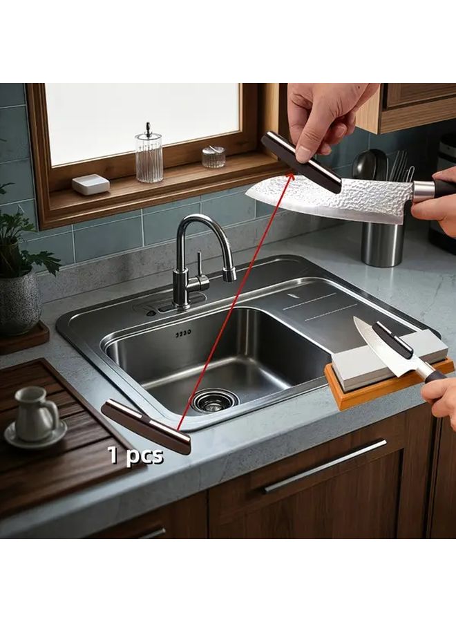 2Pcs Diamond Sharpening Stone with Angle Guide Professional Handheld Kitchen Knife Sharpener - Image 5