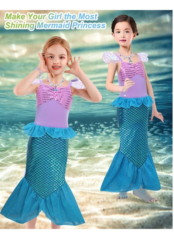 Mermaid Princess Dress Up,Girls Mermaid Dress,Girls Party Cosplay,Princess Birthday Dress,Kids Costume Cosplay,Mermaid Skirt+Accessories - pzsku/Z5B4561195B2C24757095Z/45/_/1715423649/e5e08231-9026-48e7-9170-9e35b2c4d037