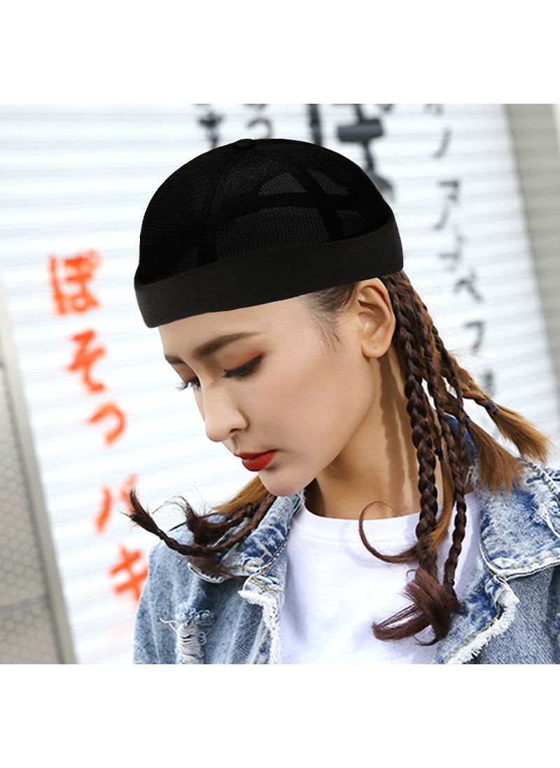 Generic - Summer Breathable Mesh Melon Cap Unisex Yellow - Image 1