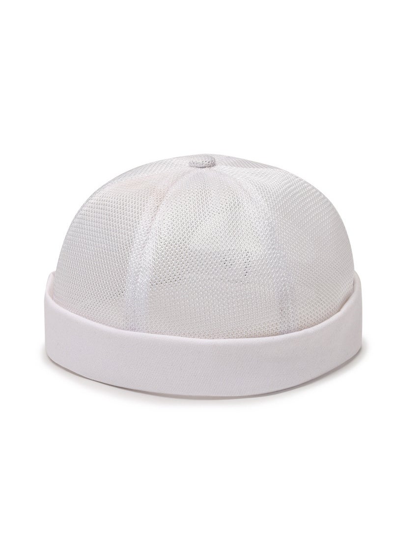 Generic - Summer Breathable Mesh Melon Cap Unisex Yellow - Image 1