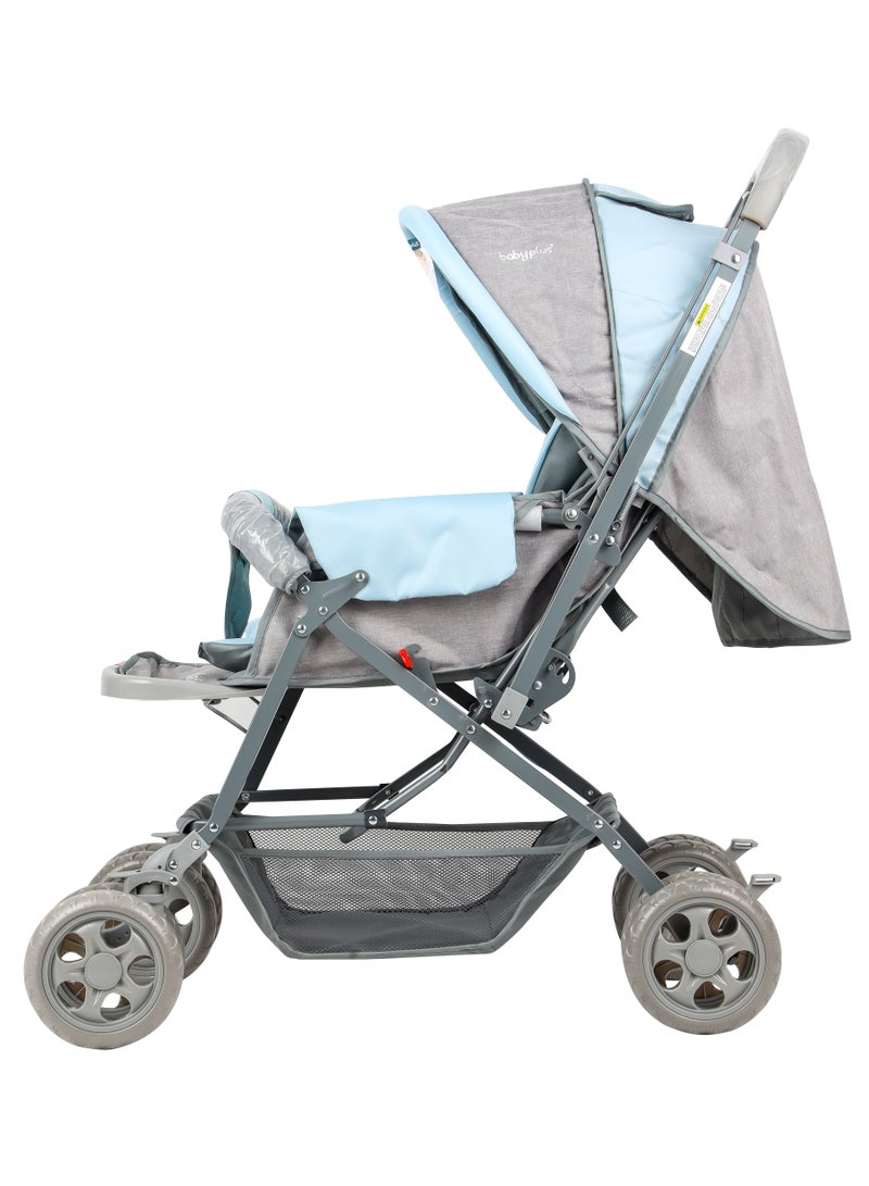 BABY PLUS Reversible Baby Stroller for Newborns & Toddlers, Foldable & Adjustable with Canopy – 52% Off | Lightweight & Compact Design - Image 2