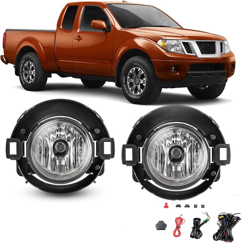 ROXX Fog Lights for 2010-2020 Nissan Frontier & 2005-2015 Nissan Xterra with Wiring Harness & Switch - Image 1