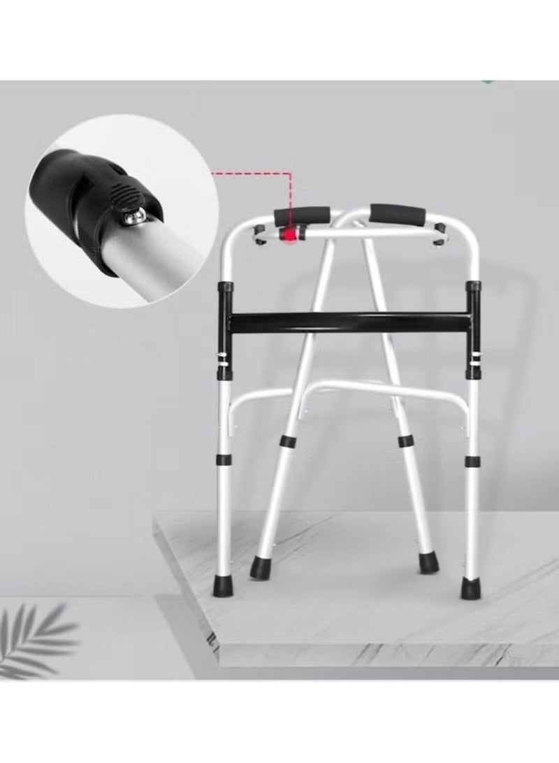 Huitich Foldable Telescopic Aluminum Walker – Lightweight Mobility Aid for Elderly & Disabled - Image 3