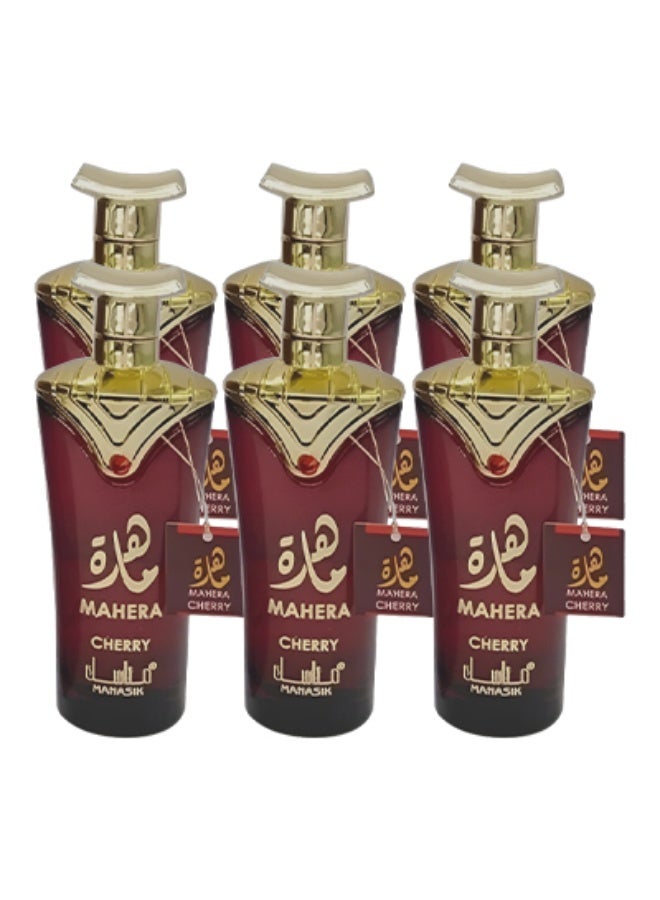 مناسك 6 قطع عطر ماهيرا بالكرز للنساء 100 مل - Image 1
