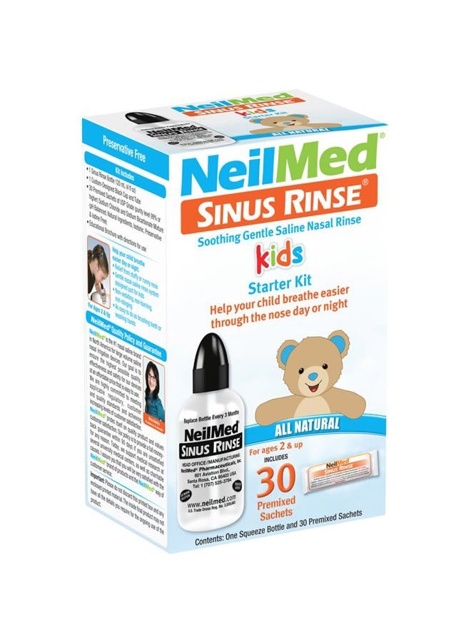 NeilMed Pediatric, Bottle Kit for Saline Nasal Rinse (304), 8 Piece Set - Image 1