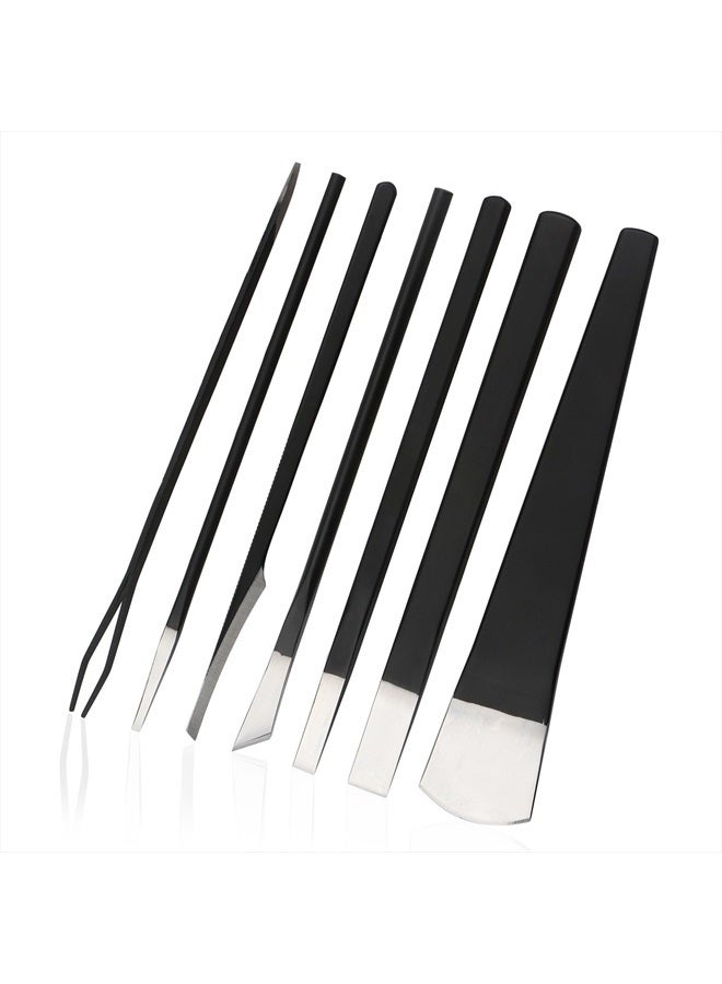 Segbeauty Pedicure Knife Set for Feet, Segbeauty 7pcs Ingrown Toenail Blade Tool with Storage Bag, High Manganese Steel Nail Knives Cuticle Remover, Professional Foot Repair Sharp Blade Kit for Nail Corn Callus - Image 4