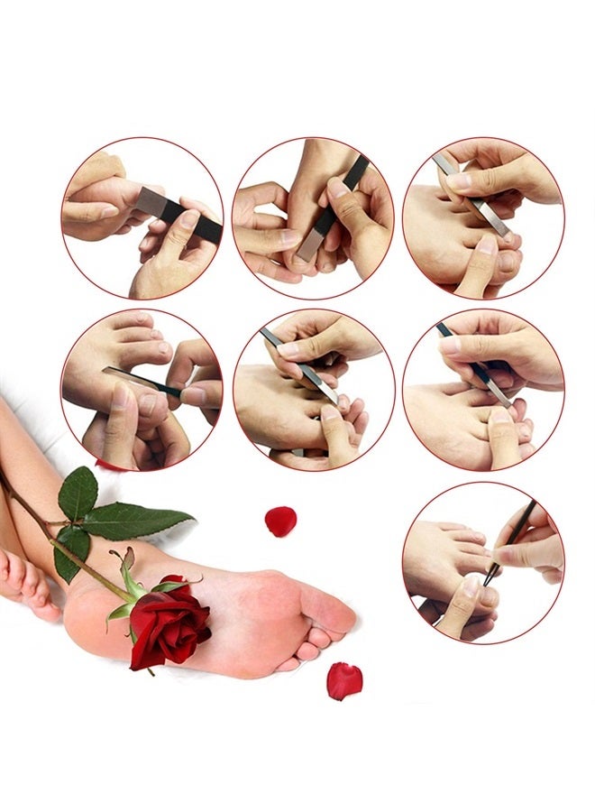 Segbeauty Pedicure Knife Set for Feet, Segbeauty 7pcs Ingrown Toenail Blade Tool with Storage Bag, High Manganese Steel Nail Knives Cuticle Remover, Professional Foot Repair Sharp Blade Kit for Nail Corn Callus - Image 3