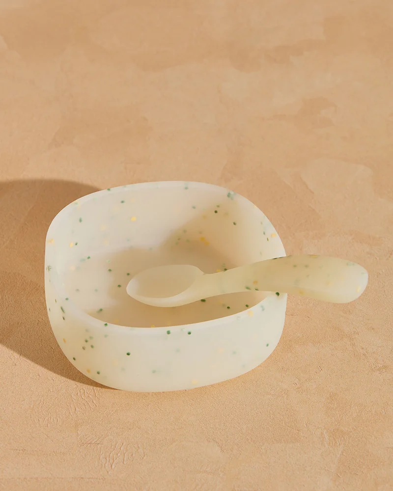 REDTAG White Silicone Bowl With Spoon Set (2 Piece)