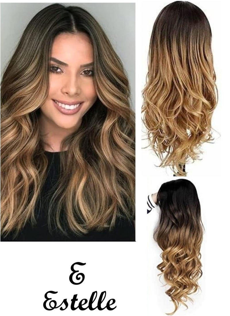 Estelle Eestelle Fiber Heat Resistant Wig,Nature looking ,Curl ,Bodywave , Straight, long ,Short,Black,Brown,for Cosplay Daily Party Use Synthetic Hair Replacement Wig For Fashion Women  - Image 1
