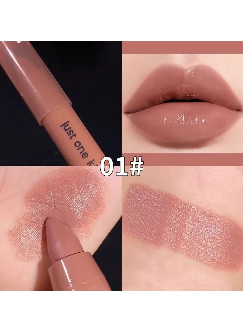 راني دراجون أحمر شفاه مرطب ومغذي سهل التلوين، ملمع شفاه، قلم أحمر شفاه دوار، ملمع شفاه، لون 1 - Image 1