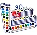 Kiggos 10Color Water Color Paint Sets for Kids 30 Pack Bulk Watercolor Paint Set Washable Acuarelas Watercolor Palette Mini Paint Sets for Kids Party Favor Classroom Water Paint Kit 2 Wood Brushes Included - Image 3