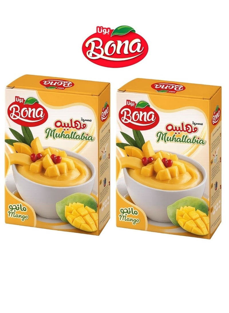 Bona Mango Pudding Mix - 70g - Pack of 2